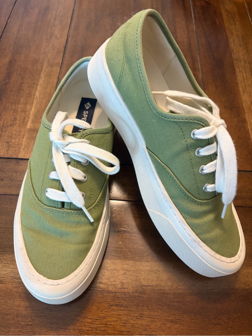 Sperry Olive Candy CVO Sneaker, Size 7 👟